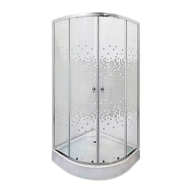 SHOWER DOOR 80X80 CURVO