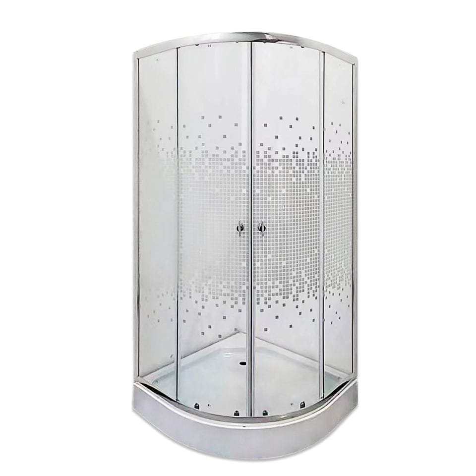 SHOWER DOOR 80X80 CURVO